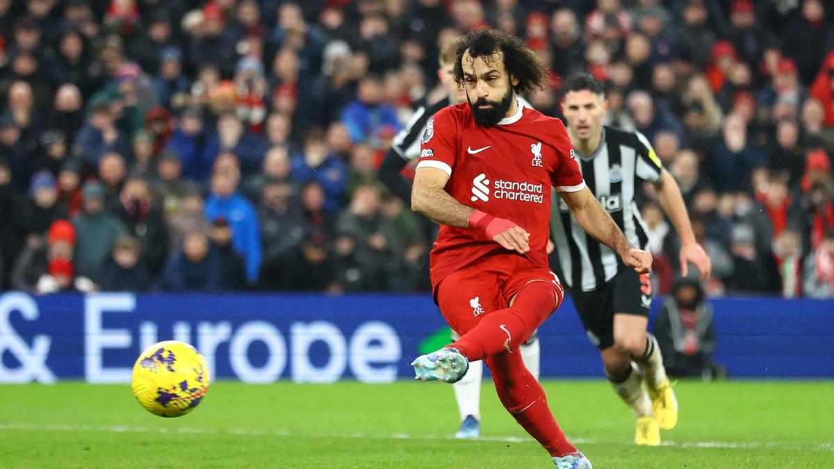 Liverpool's Thrilling 4-2 Win Over Newcastle Salah's Brilliance Seals Premier League Lead.