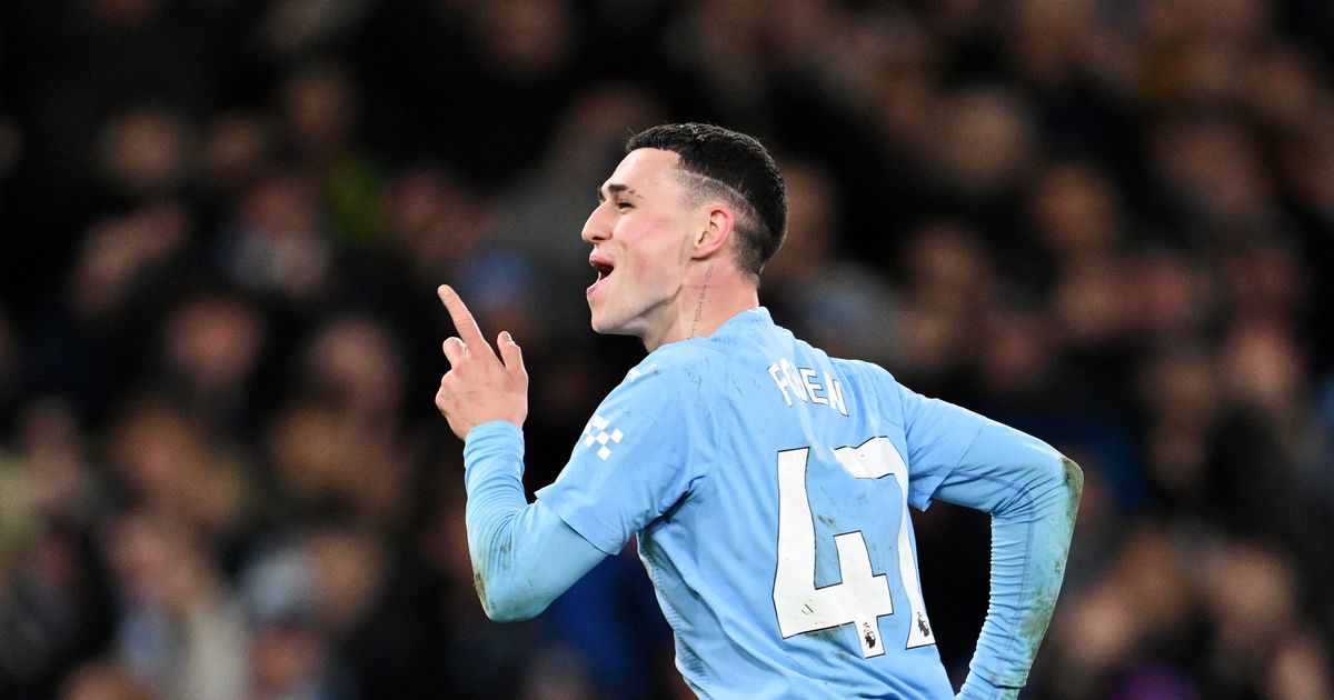 Man City's Foden shines in 4-1 victory over Aston Villa